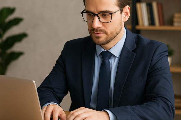 Professional IT expert reviewing backup solutions for small businesses in New Jersey