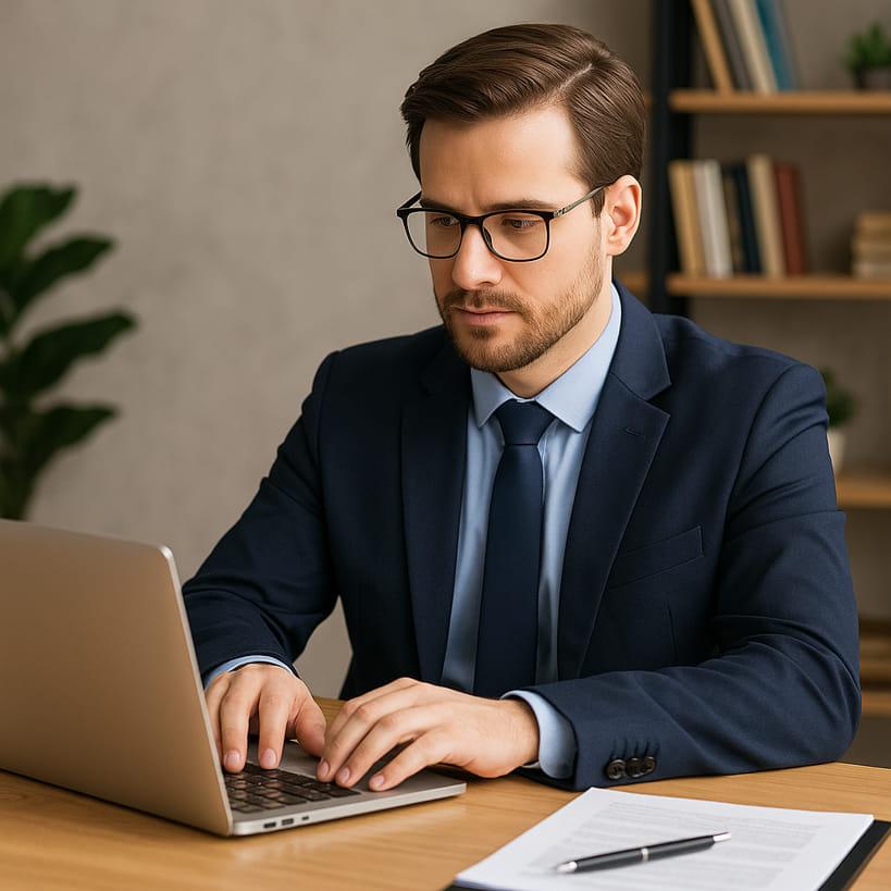 Professional IT expert reviewing backup solutions for small businesses in New Jersey